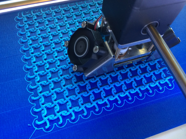 3D printed fabric